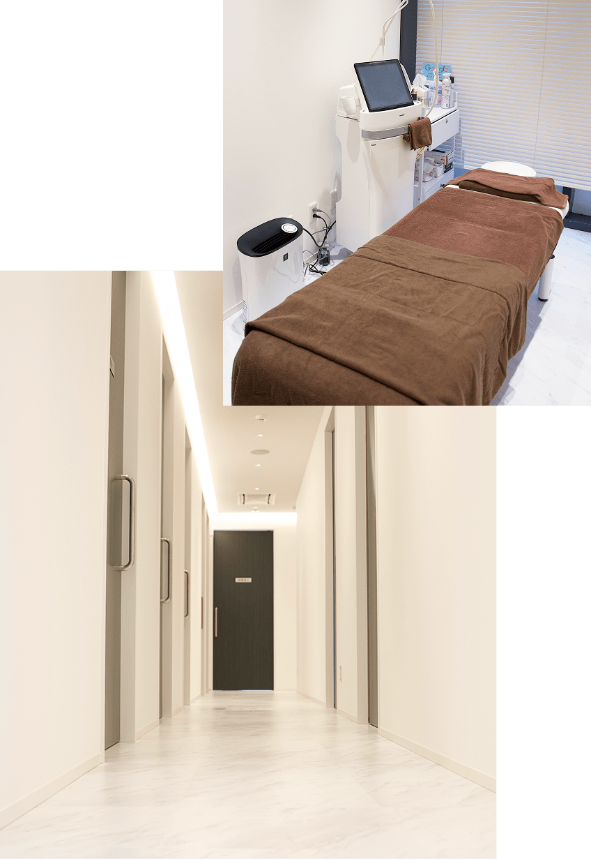 広々とした新空間で、もっと快適な美容体験を。